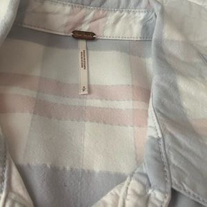 Free people oversized button down shirt